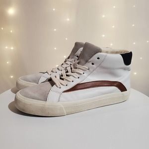Madewell Sidewalk Colorblock Leather High-Top Sneakers Women’s